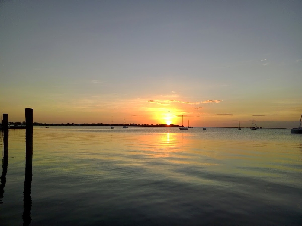 Coucher de Soleil sur l'Eau