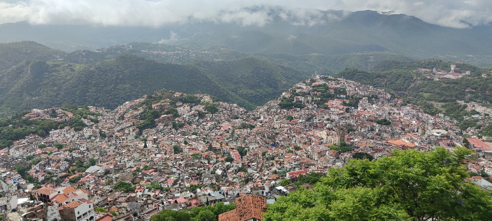 Vue sur Taxco, Mexique