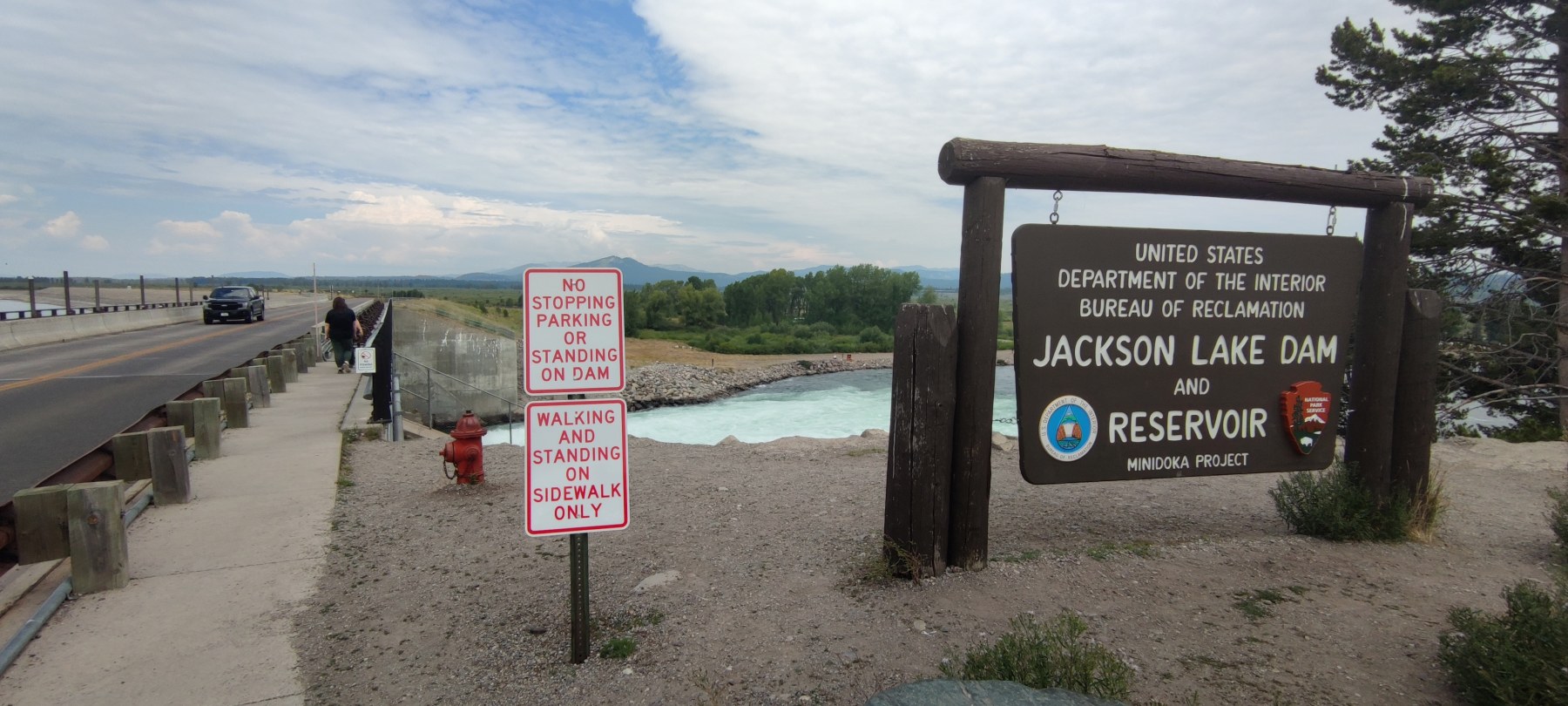 Jackson Lake Dam Trail, Teton County