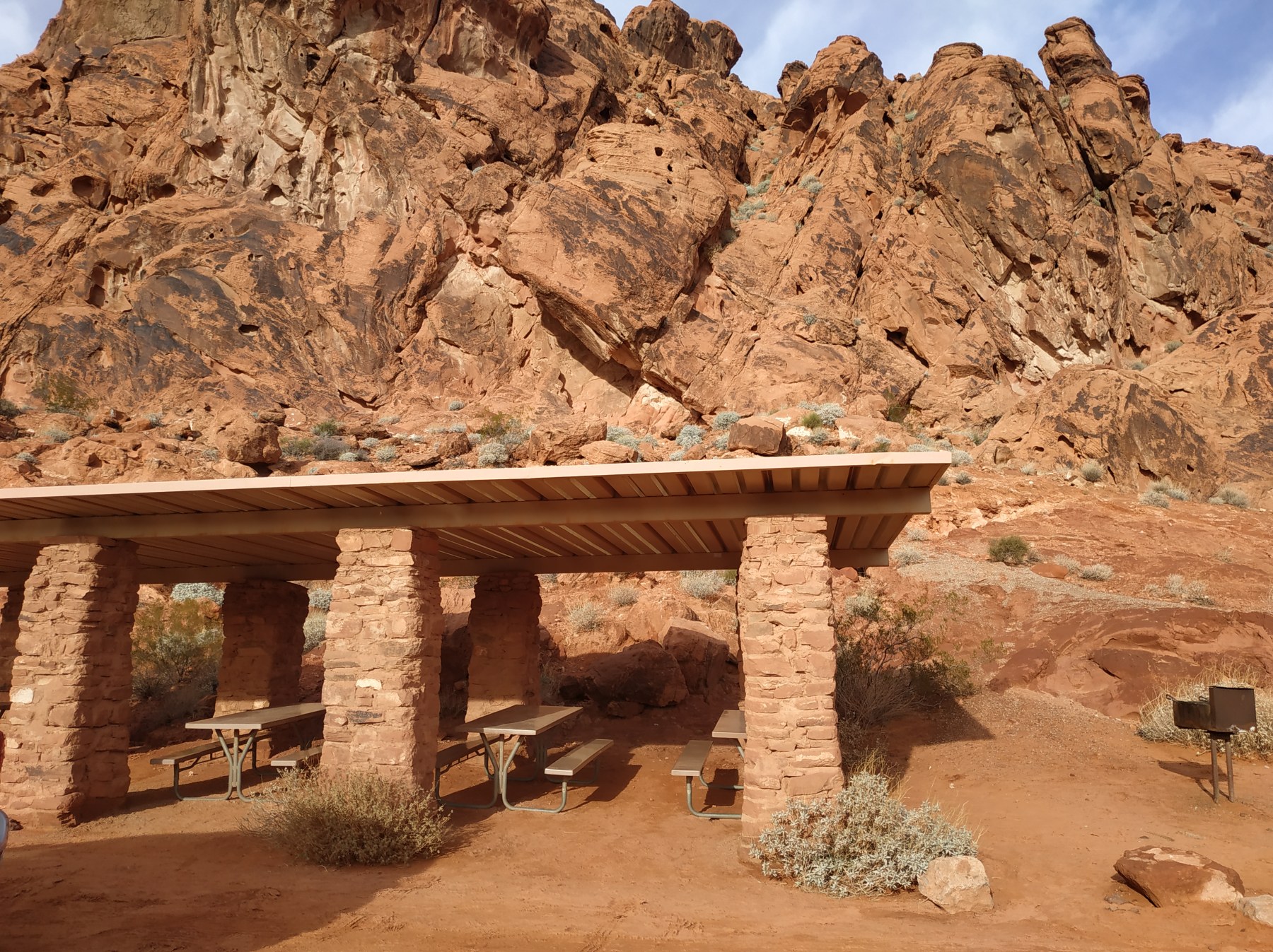 Roadtrip USA 2019 - Zone de repos à Red Rock Canyon