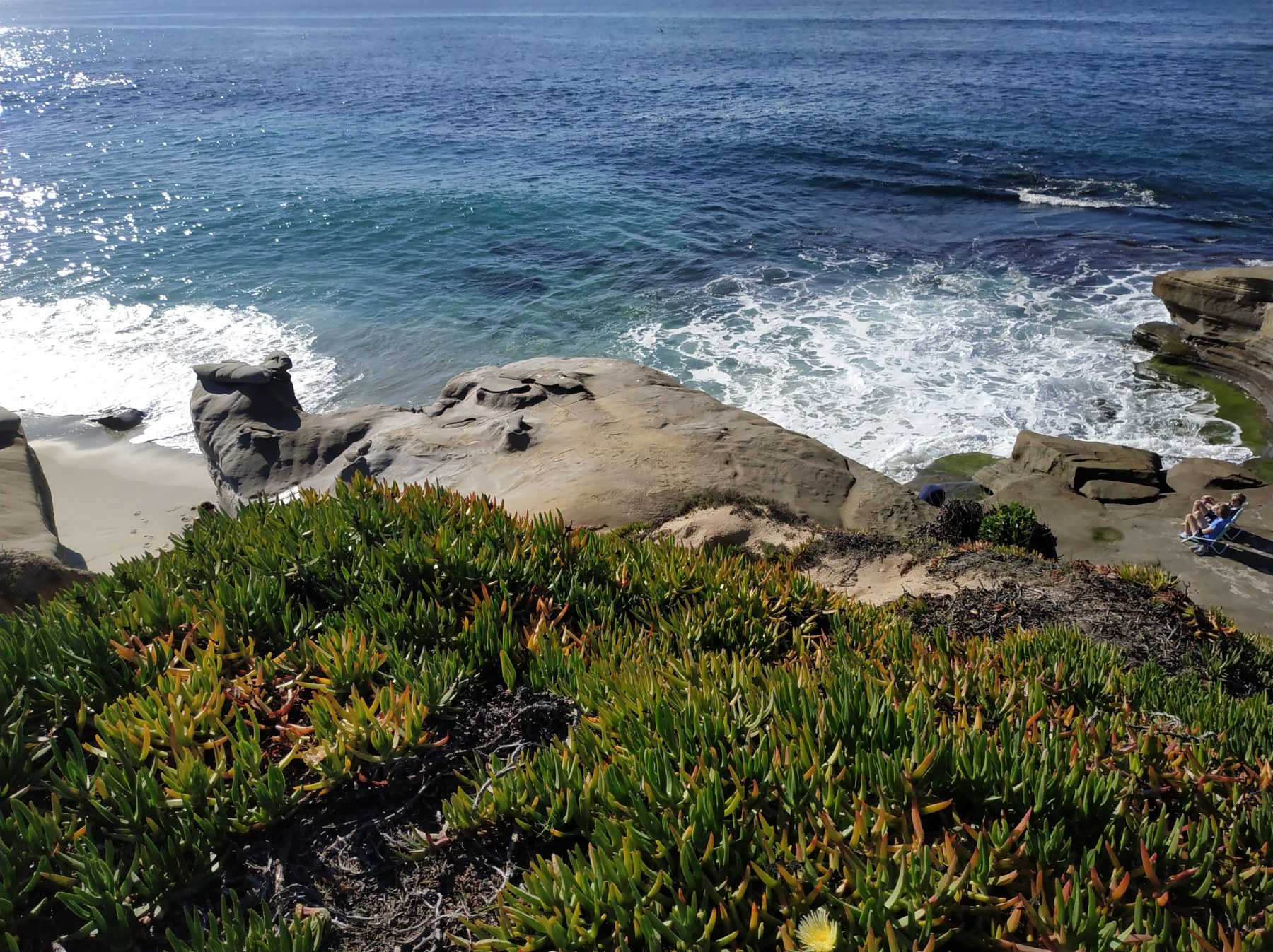 Roadtrip USA 2019 - Pointe de la plage de La Jolla, Californie