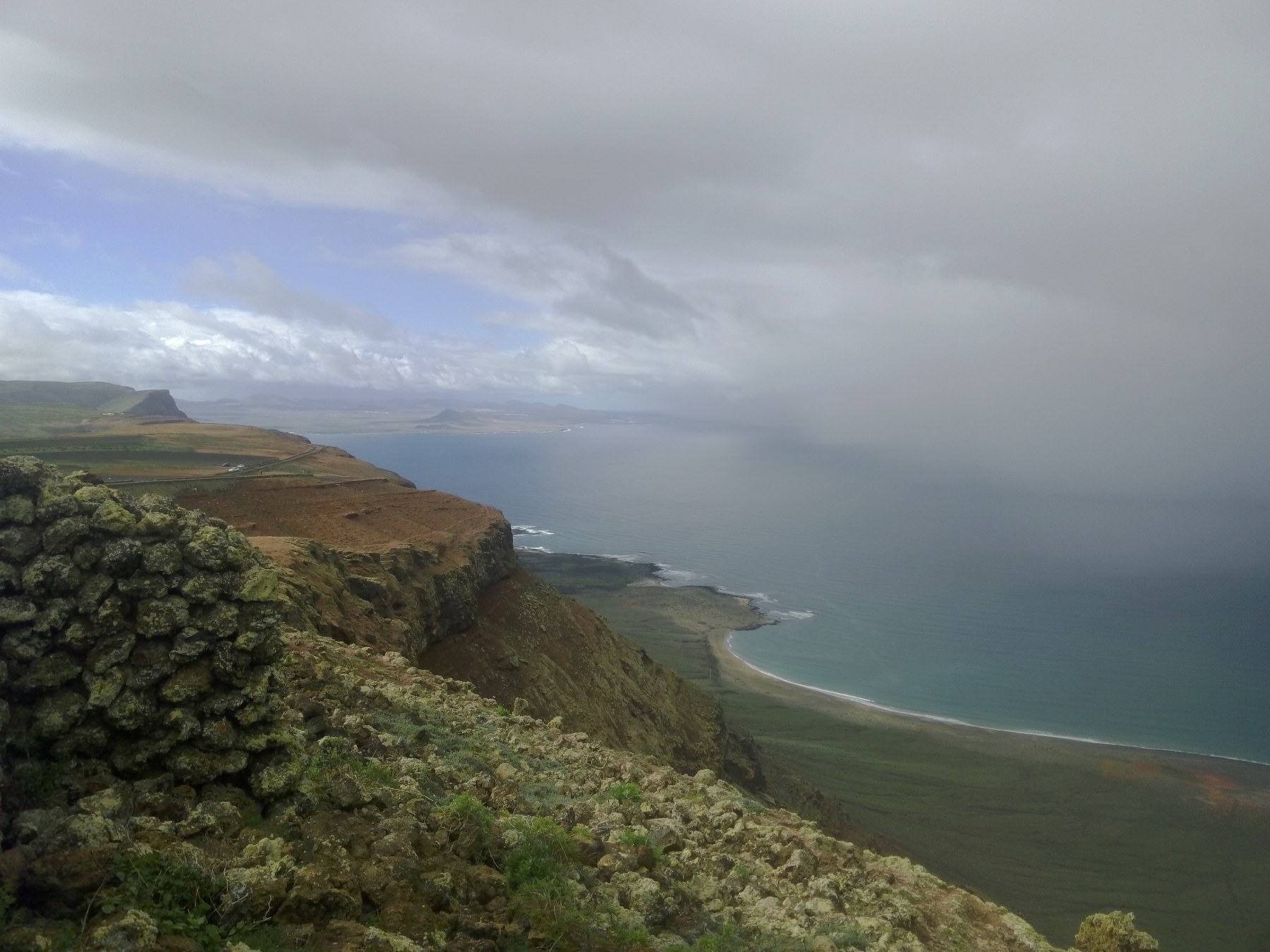 LZ-201, Haría - Vue de la côte de Haría