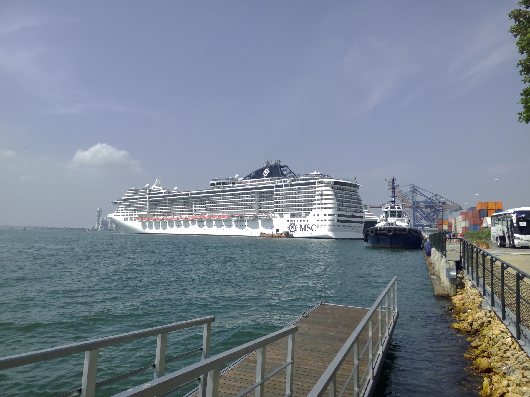 MSC Virtuosa à Port de Haïti