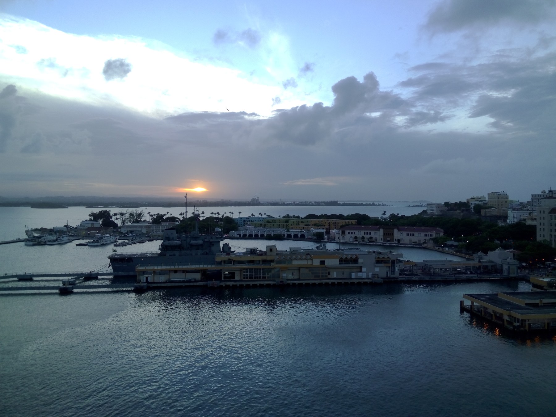 Coucher de soleil à Civitavecchia