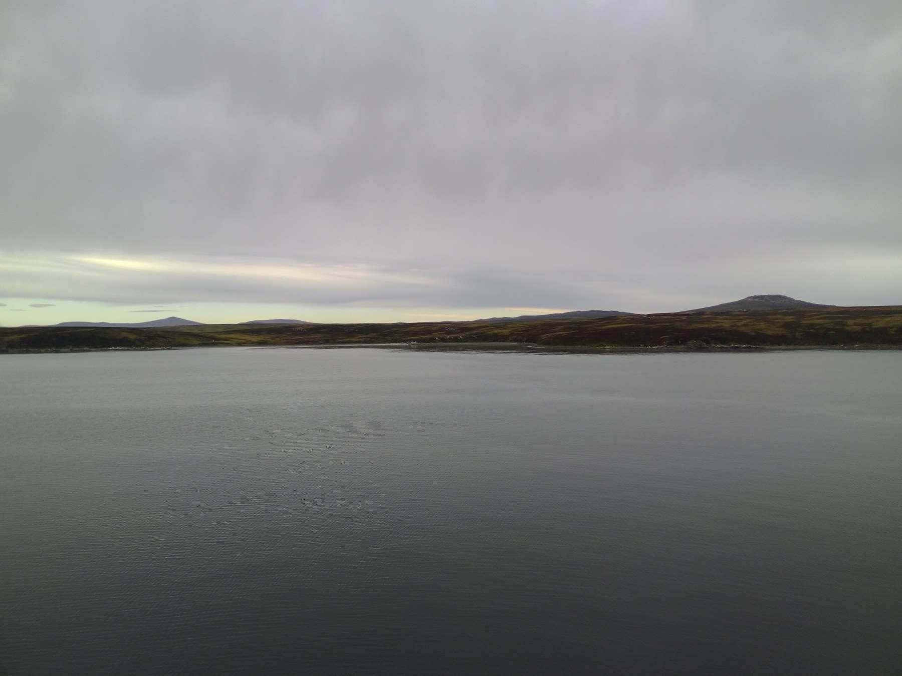 Fjord en Amérique du Sud