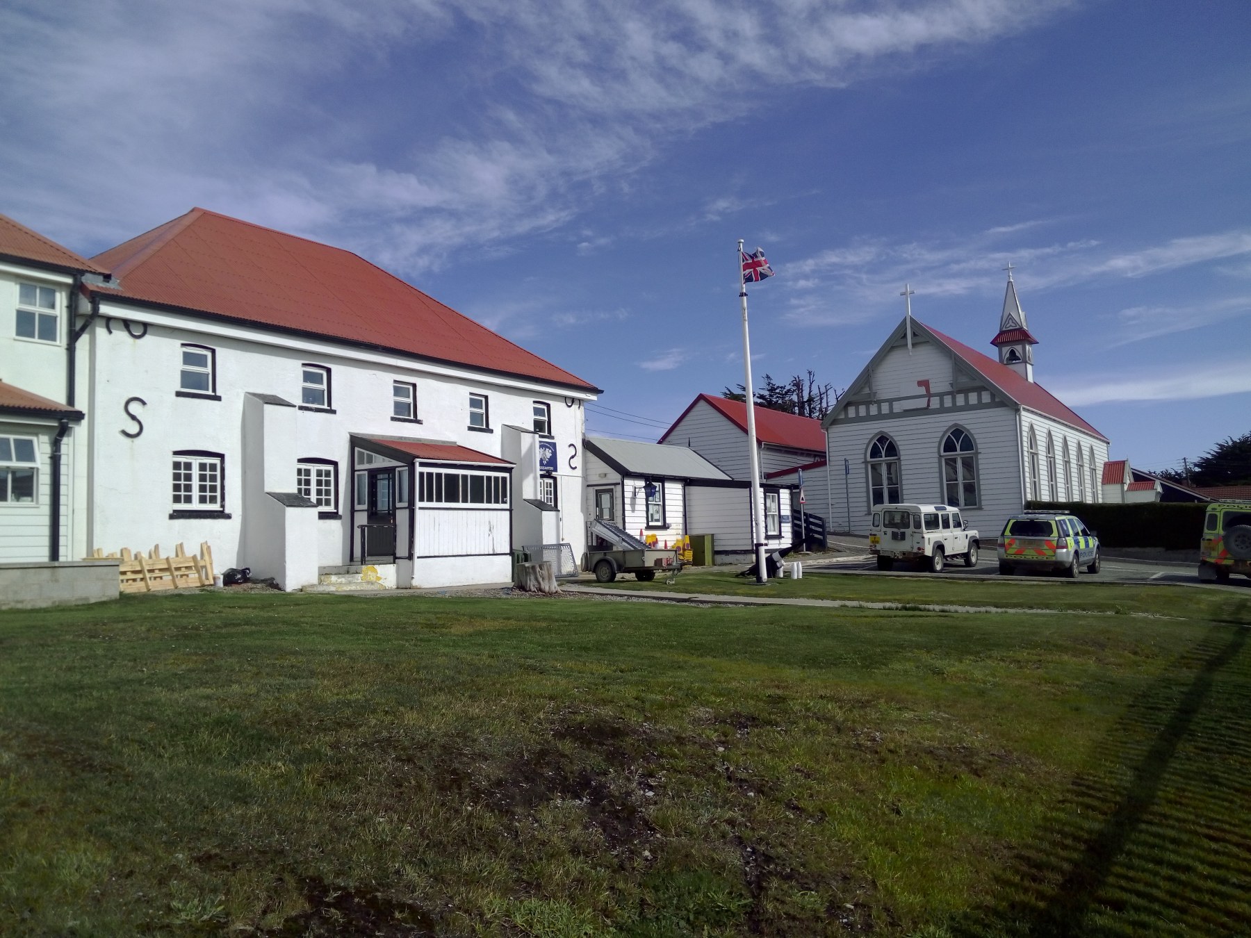 Église de Saint-Hélène, île isolée