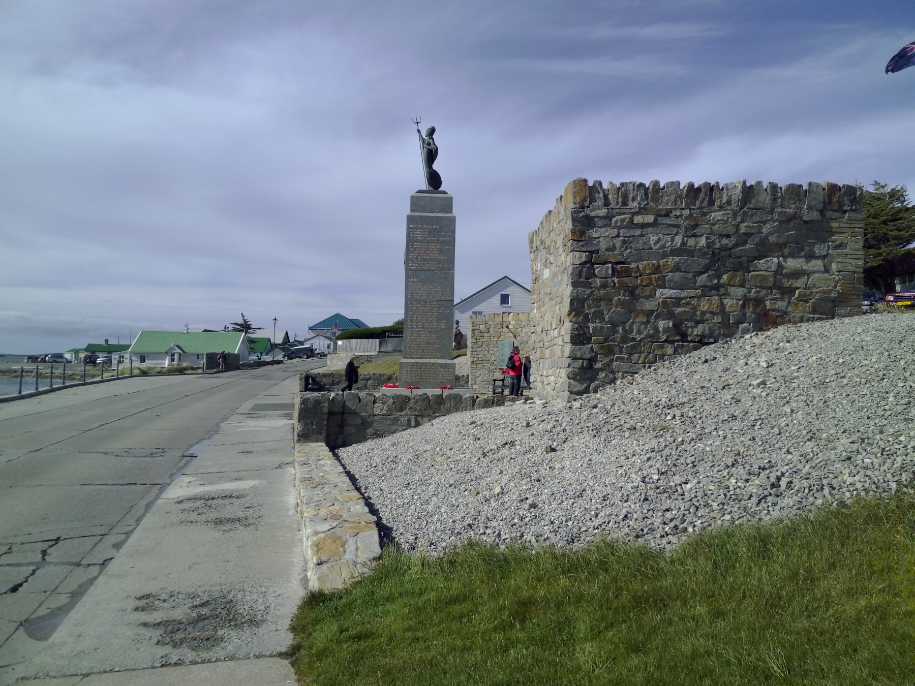 Portpatrick, Écosse - Monument à la mer, Tristan da Cunha