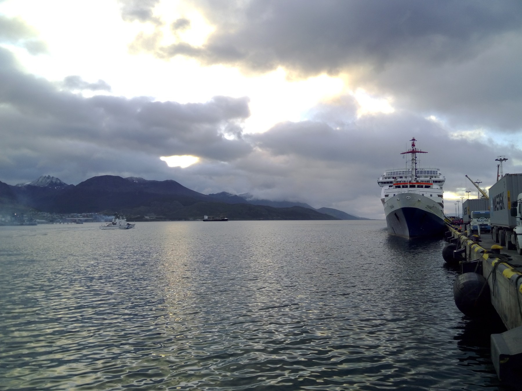 Coucher de soleil à Ushuaia