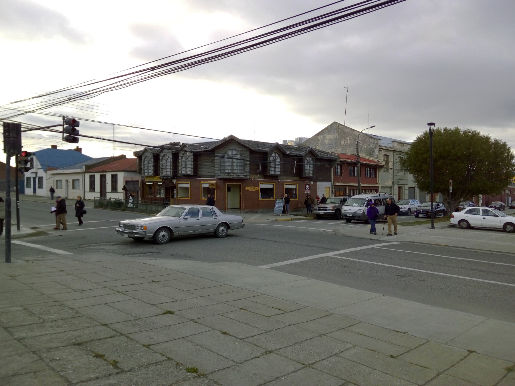 Place centrale d'Ushuaia, Argentine