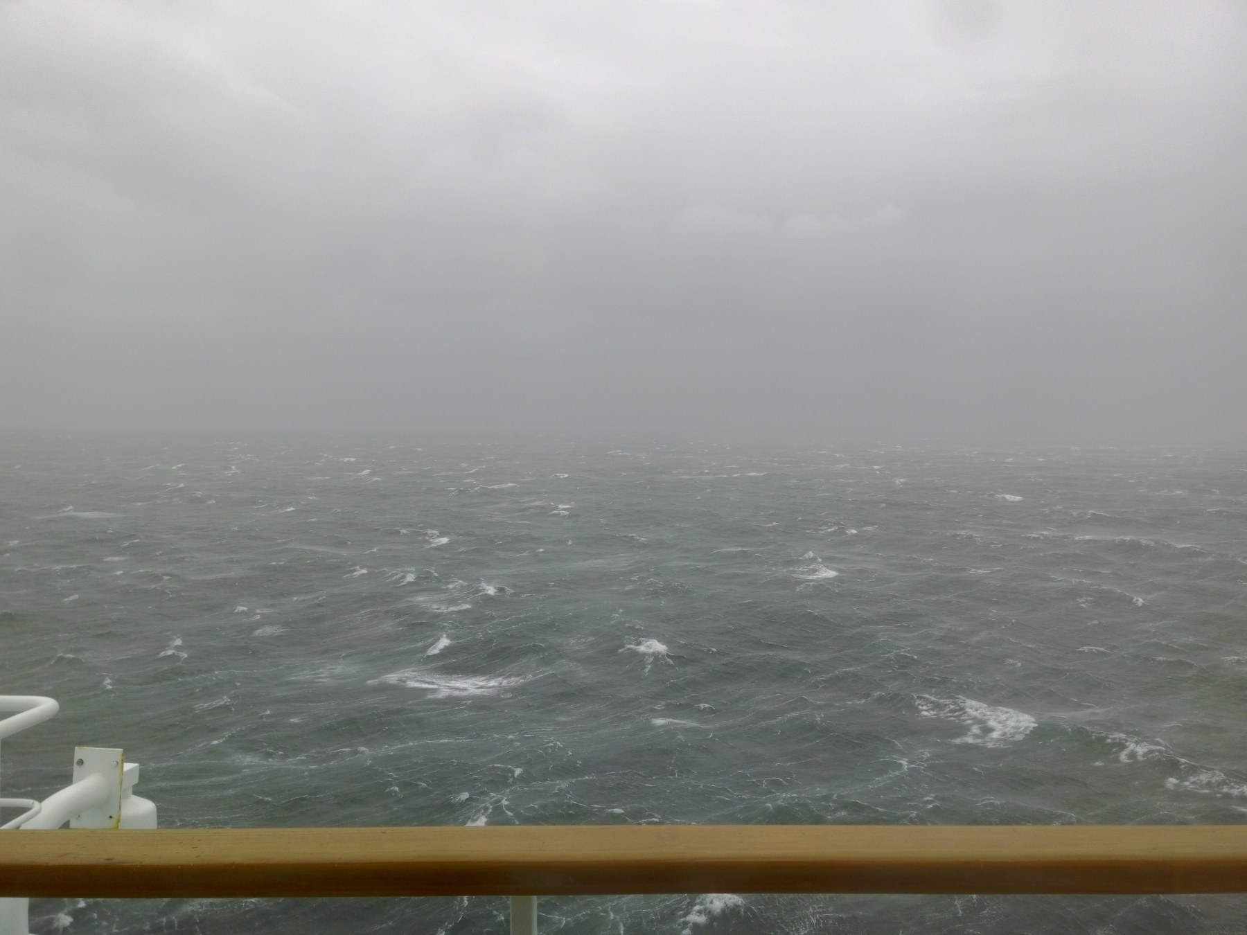 Mer agitée en mer du Sud