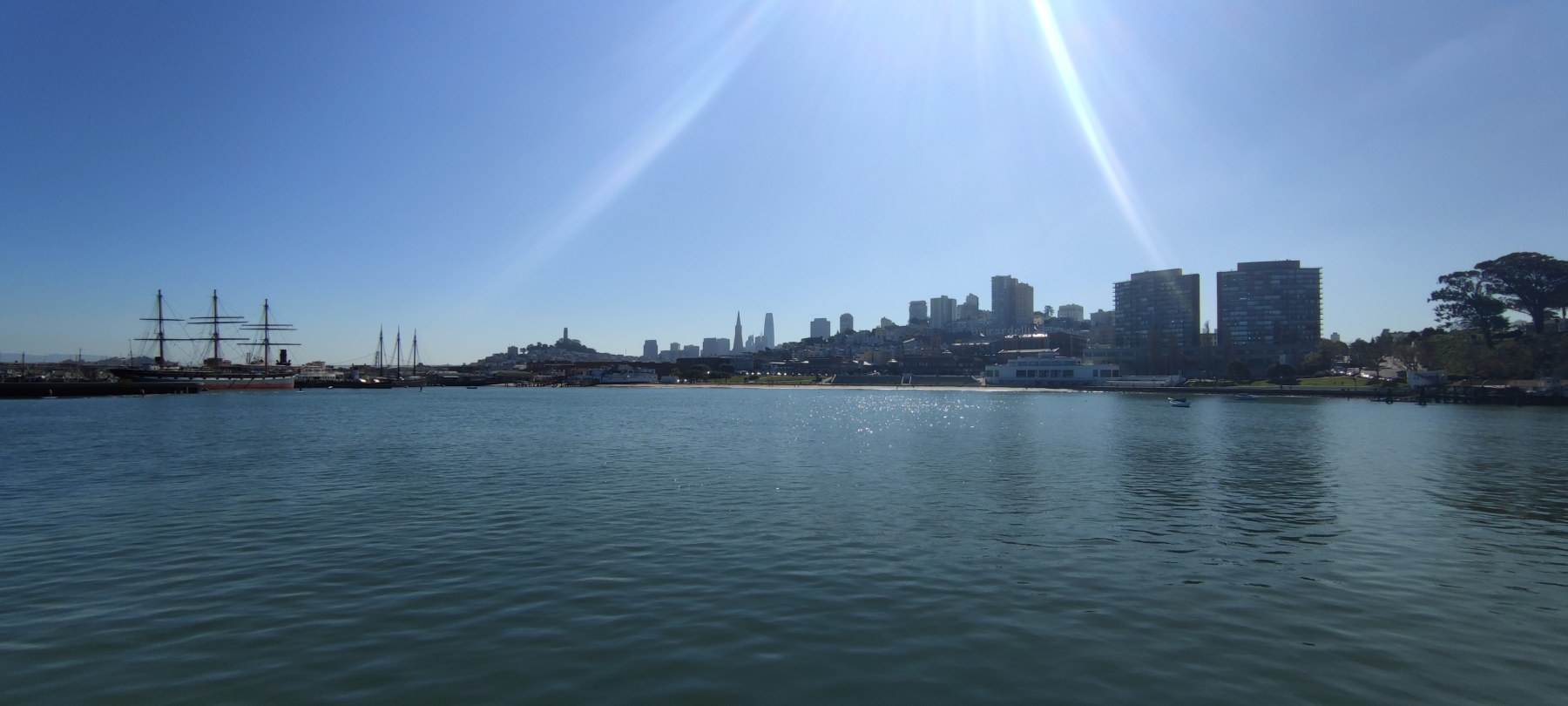 Vue de San Francisco depuis le port