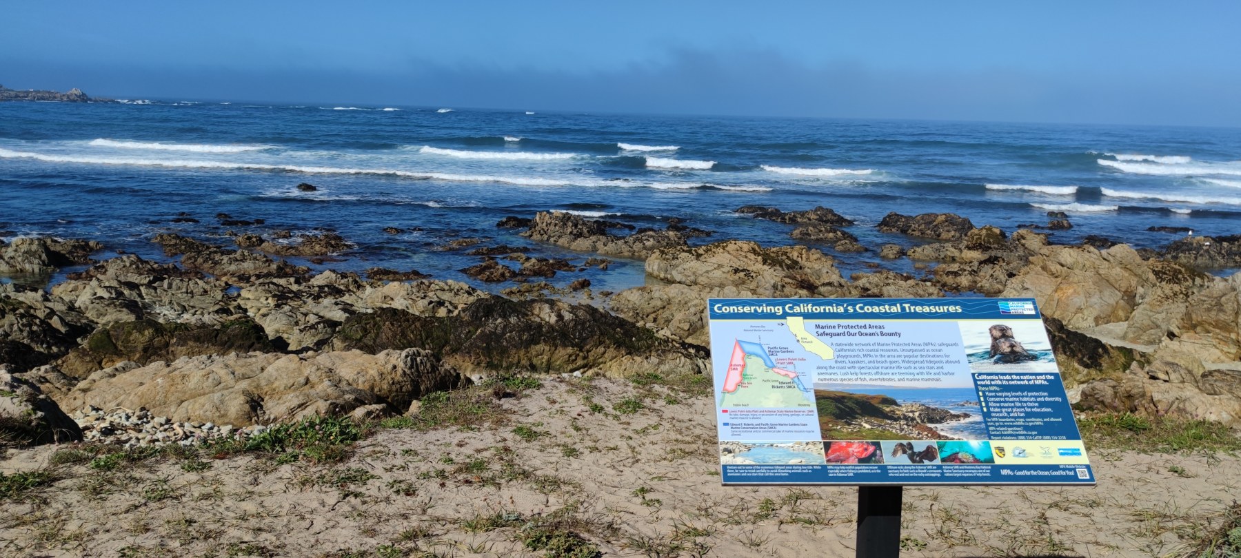 Panonceau de conservation à Big Sur, Californie