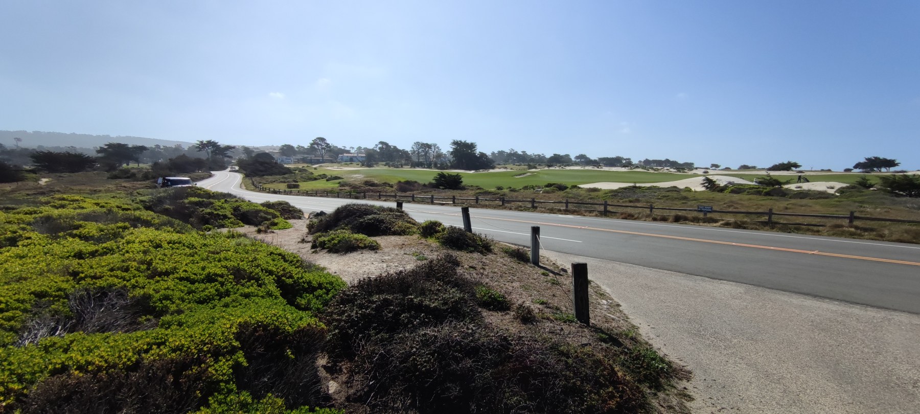 Route côtière près de Pebble Beach, Californie