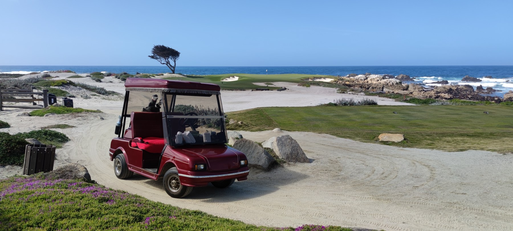 Carte de golf Pebble Beach, Californie