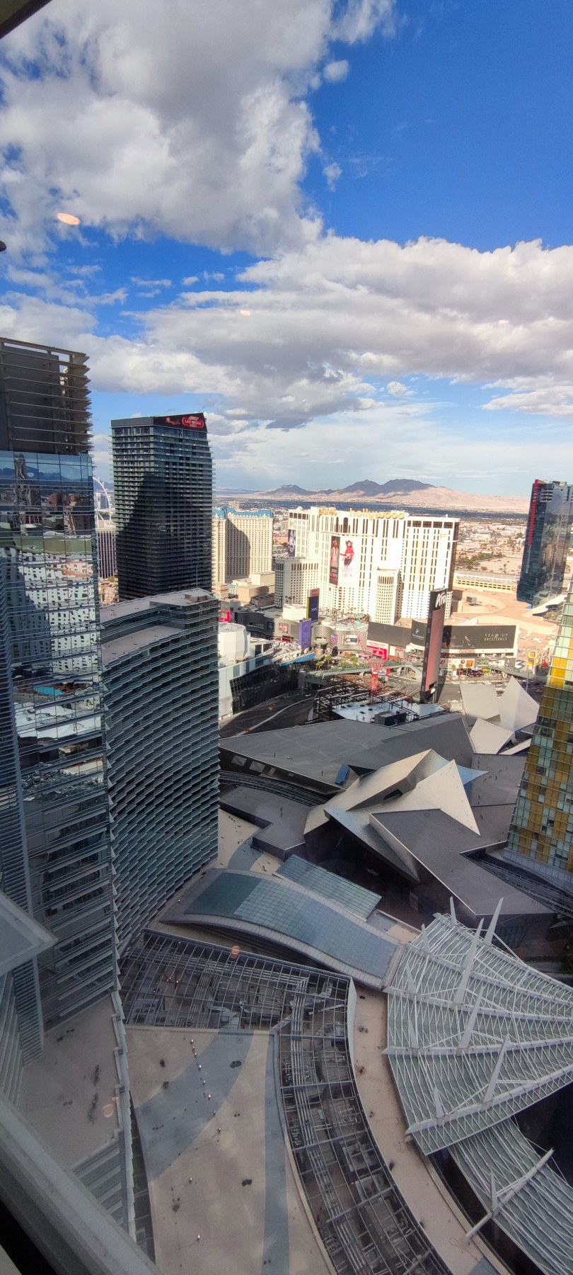 Vue sur Las Vegas Strip depuis un hôtel