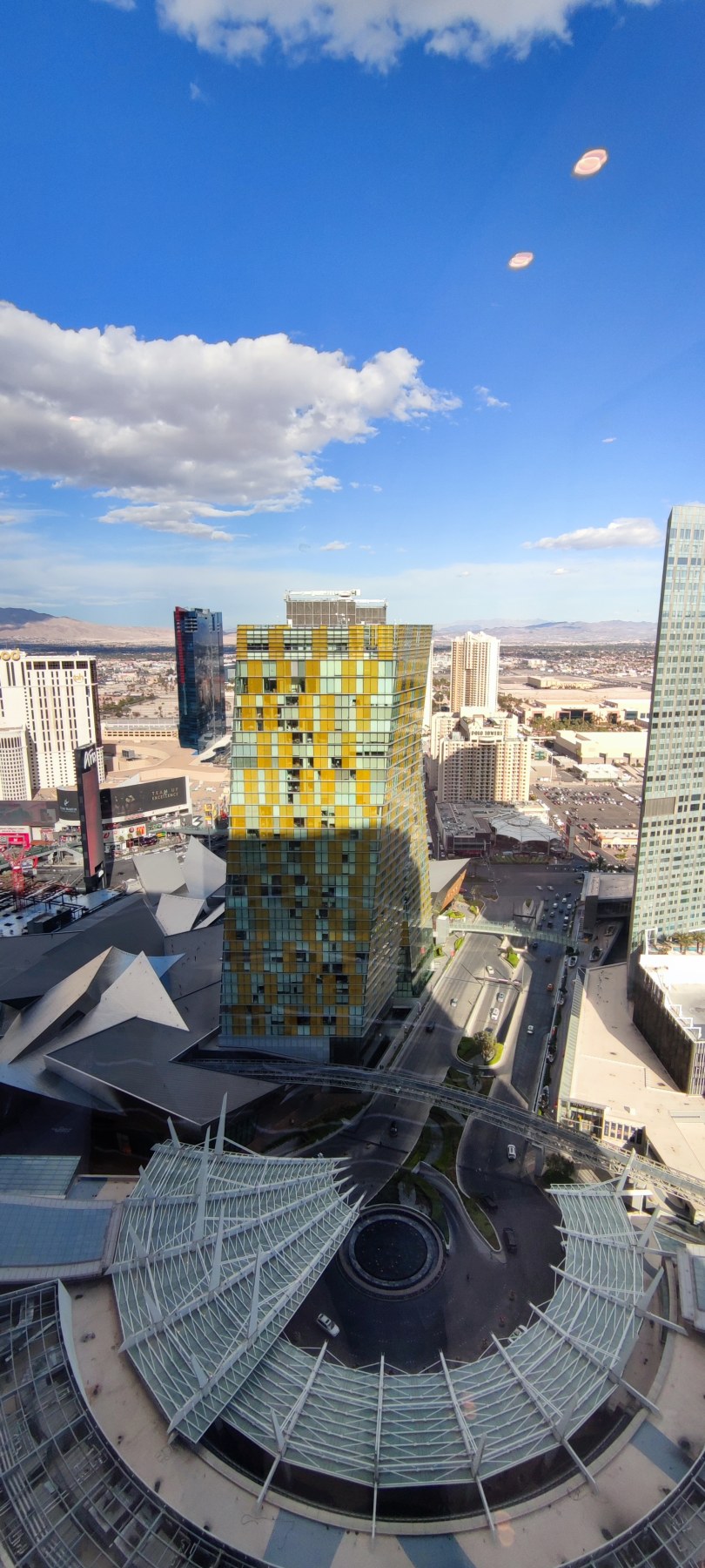 Vue aérienne du Cosmopolitan de Las Vegas