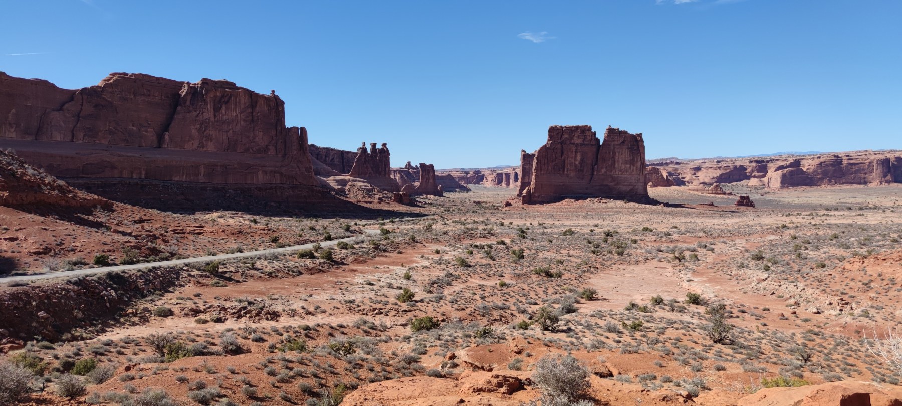 Vue panoramique de Monument Valley, Arizona