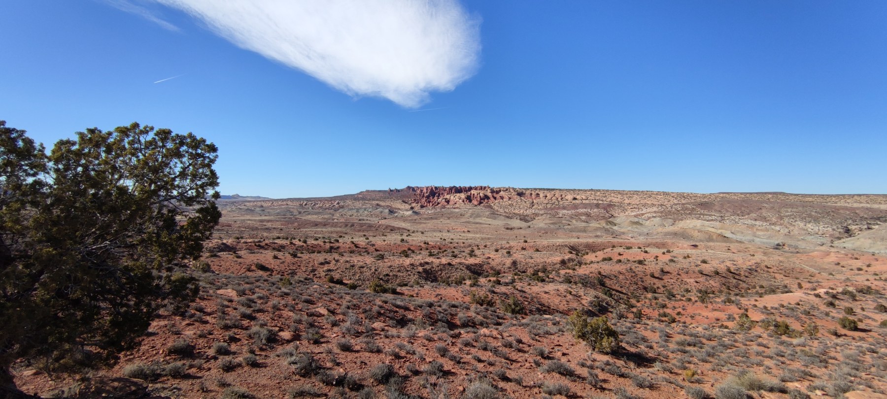 Vue du canyon rouge de la route 163, Californie
