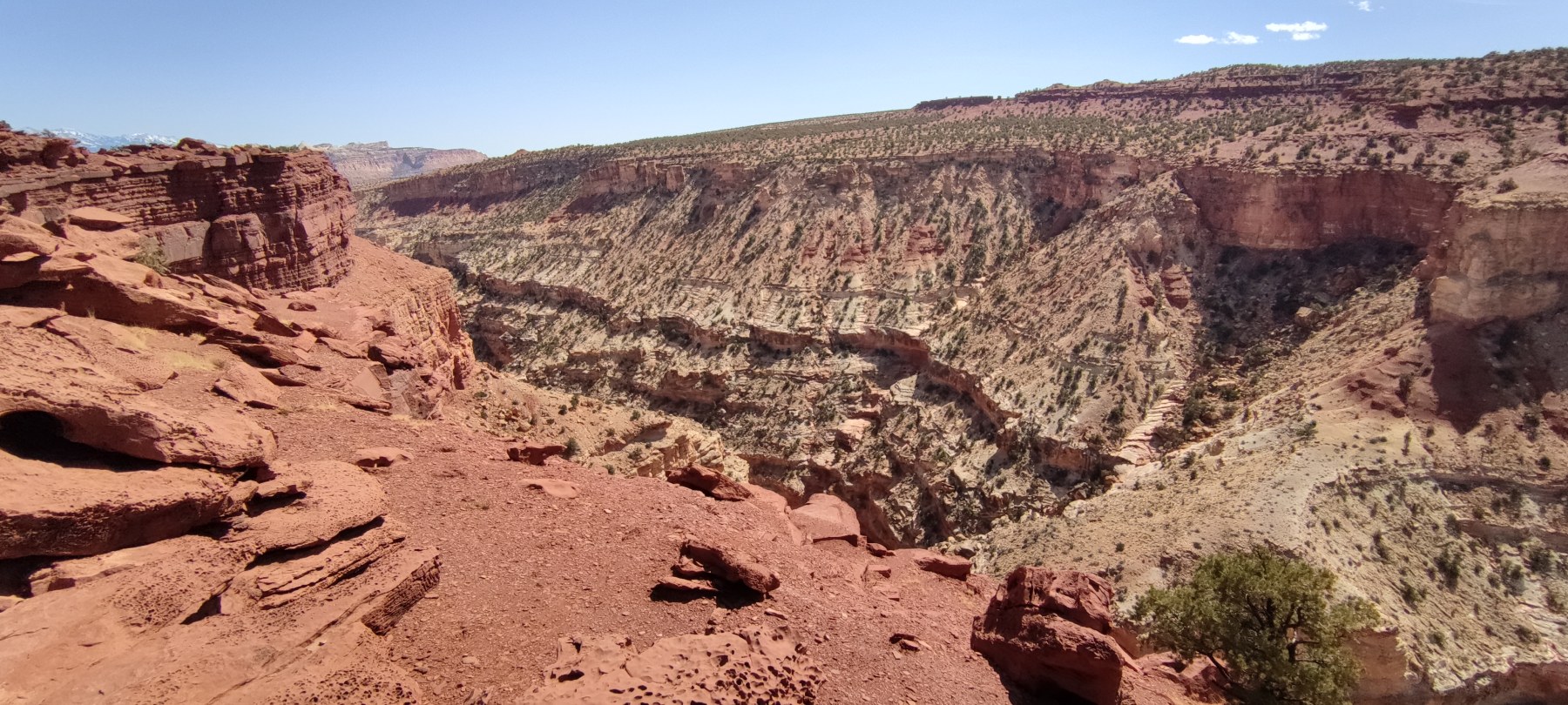 Vue du canyon de Moab, Utah