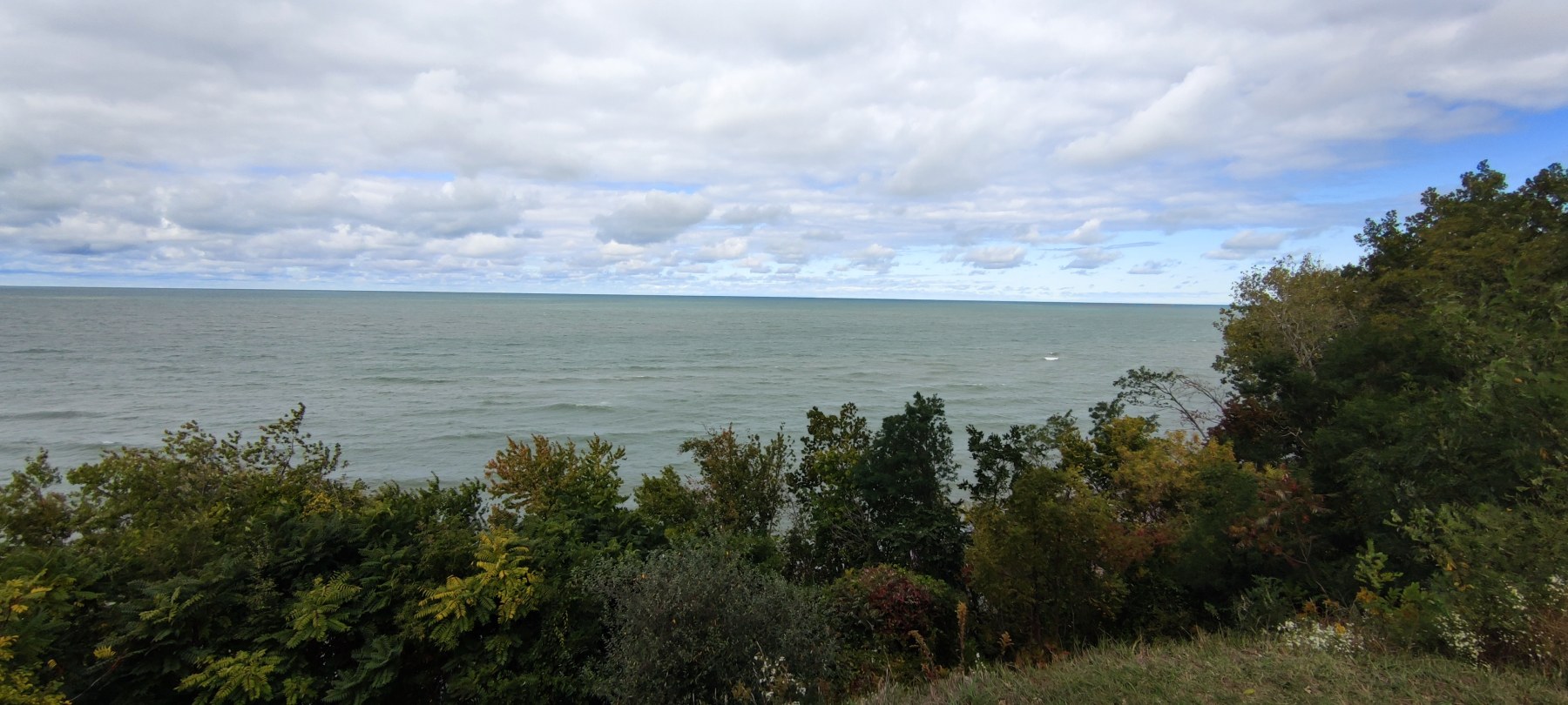 Vue sur le lac Michigan, Michigan, USA