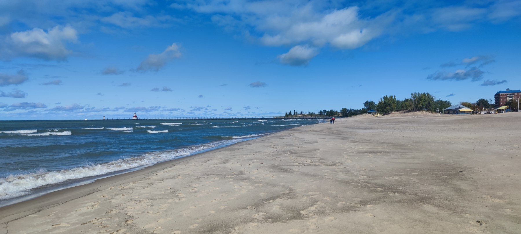 Plage de Grand Haven, Michigan