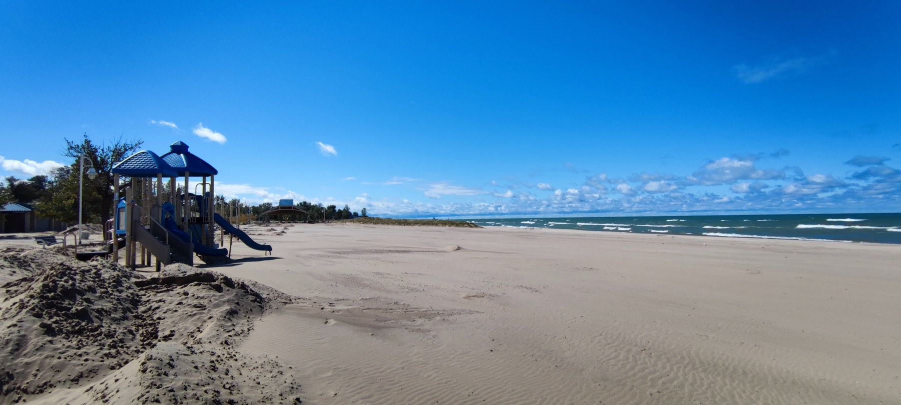 Plage de Sandusky, Ohio, USA