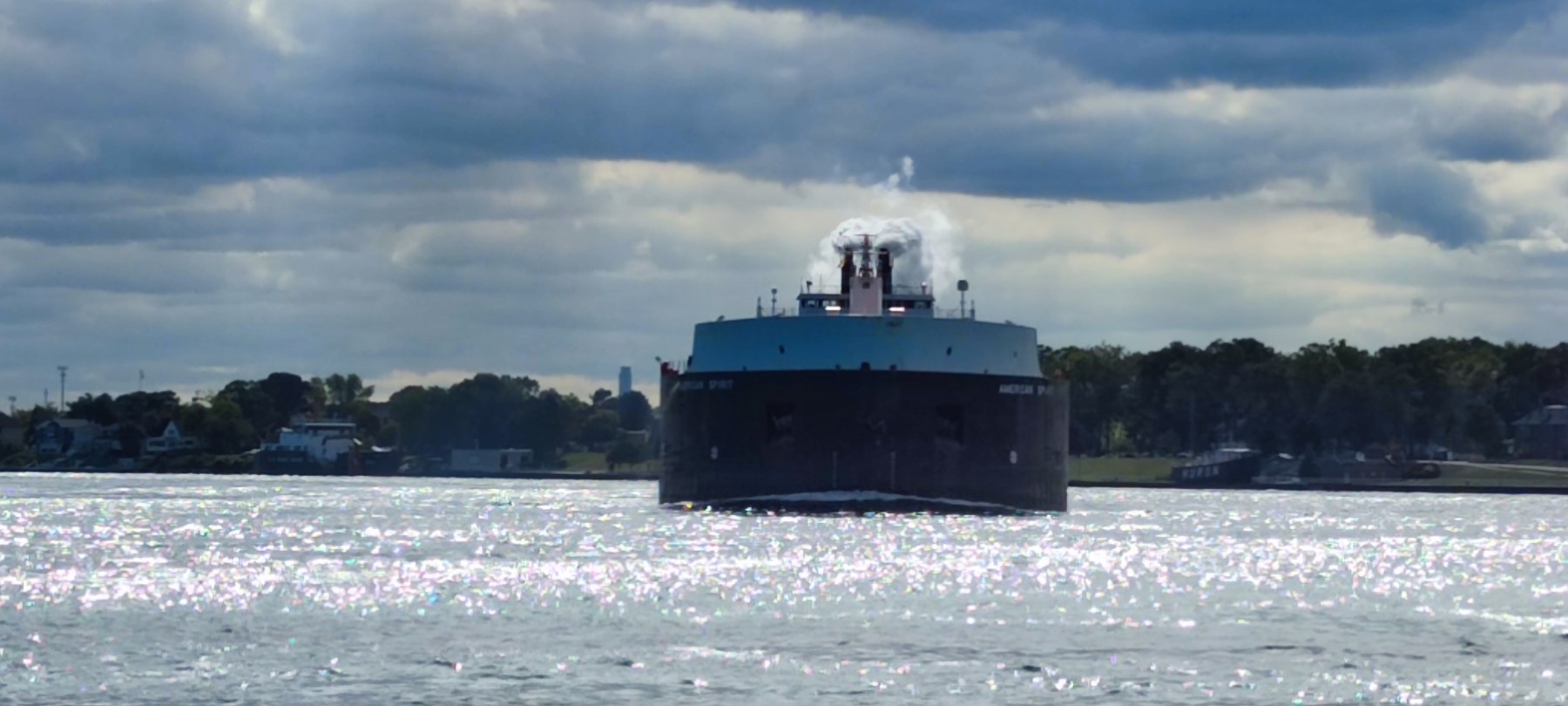 Le navire American Spirit sur le lac Michigan