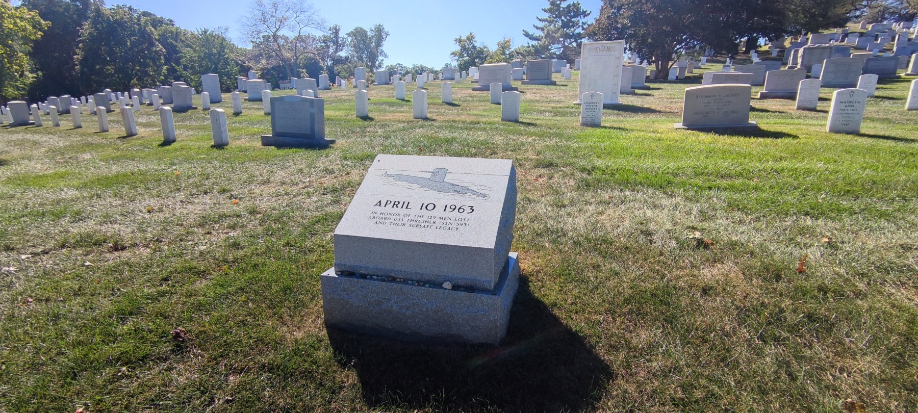 Cimetière naval de Thresher, Groton, Connecticut