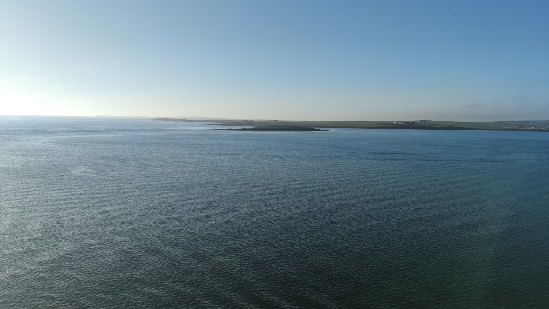 Vue aérienne du fjord écossais
