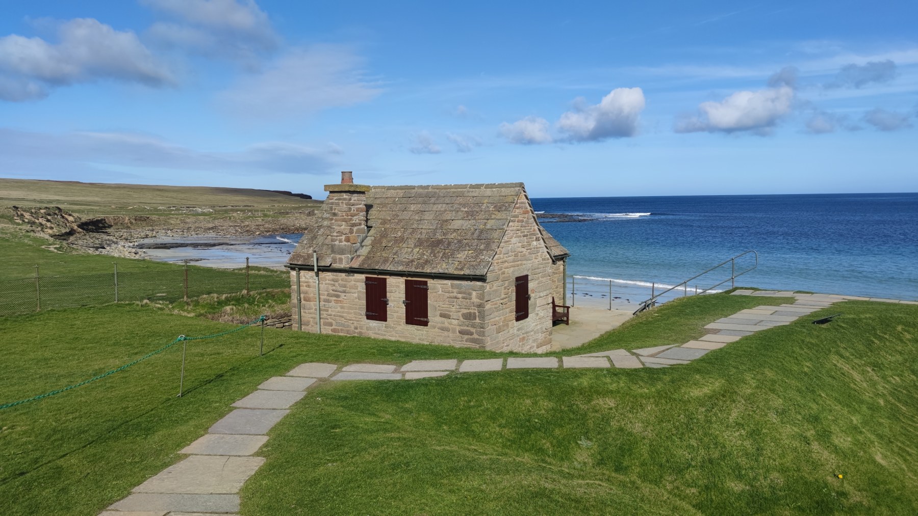 Maison de pêcheur à Stromness, Écosse