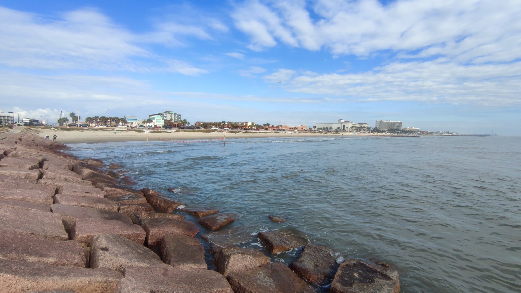 Plage de Galveston, Texas