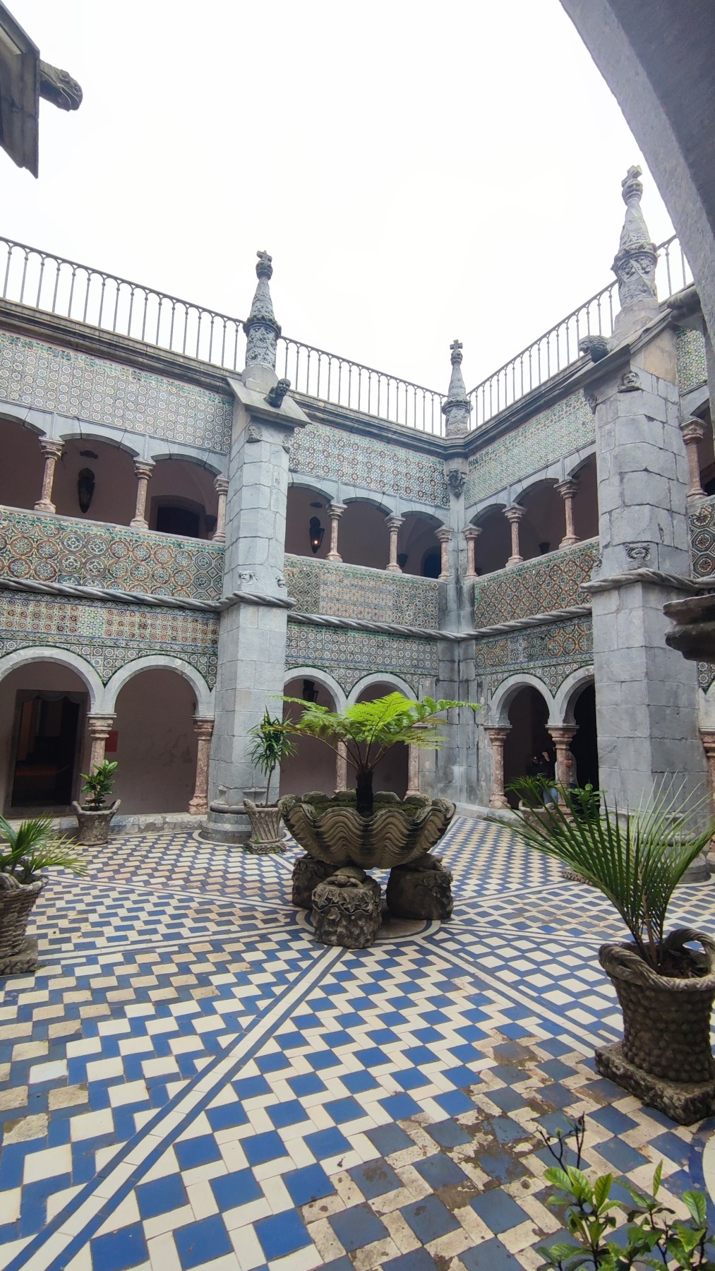 Sintra, Portugal - Cour intérieure du Palais Nacional