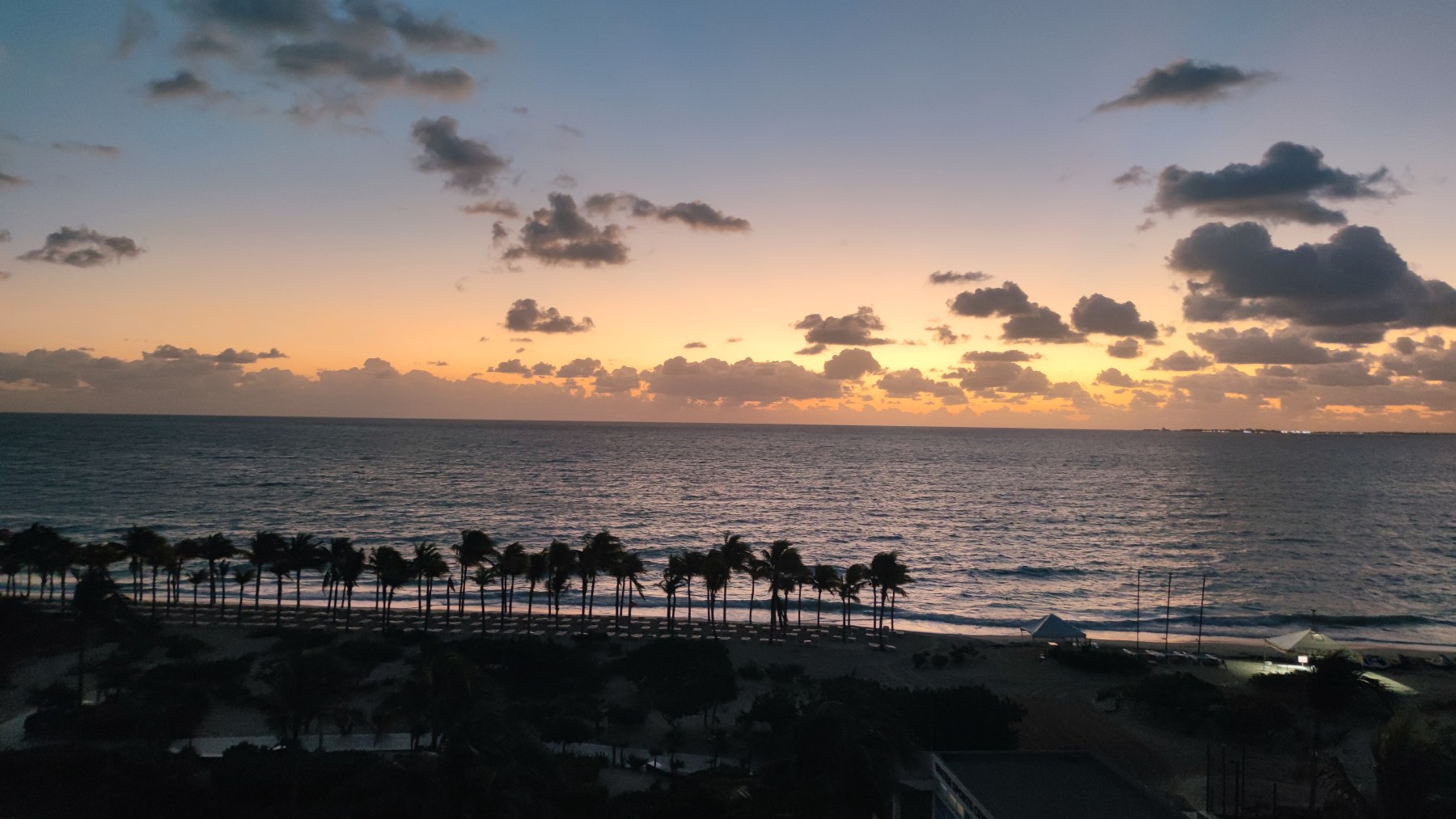 Coucher de soleil à Isla Mujeres