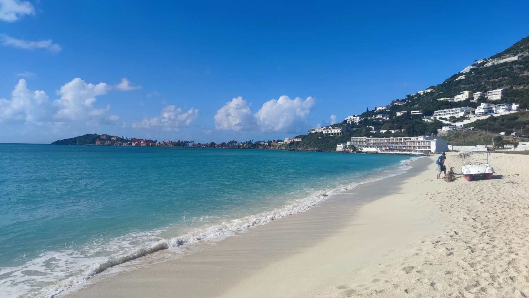 Plage de Saint-Martin, vue panoramique
