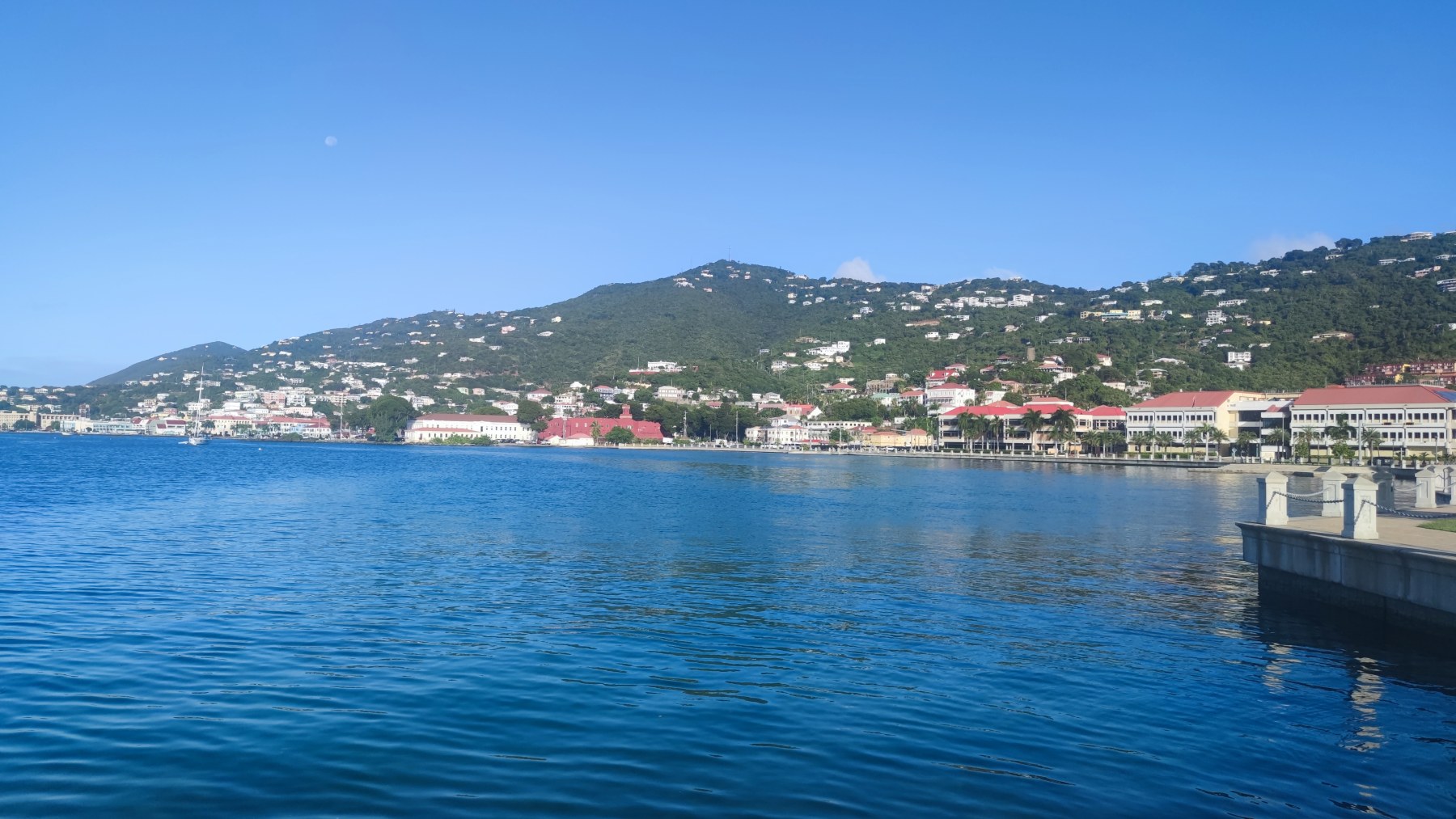 Vue de Philipsburg, Saint-Martin