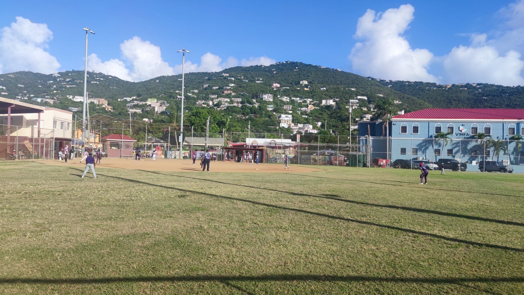 Baseball sur les hauteurs de Philipsburg