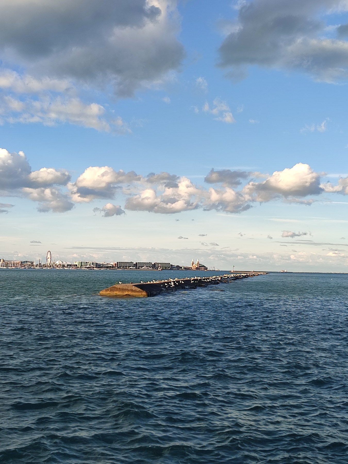 Chicago, vue depuis le lac Michigan