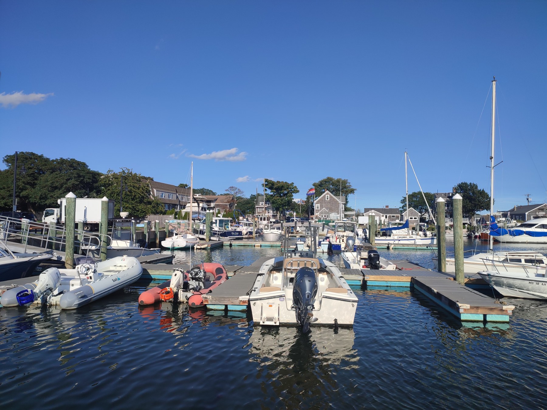 Port animé de New England