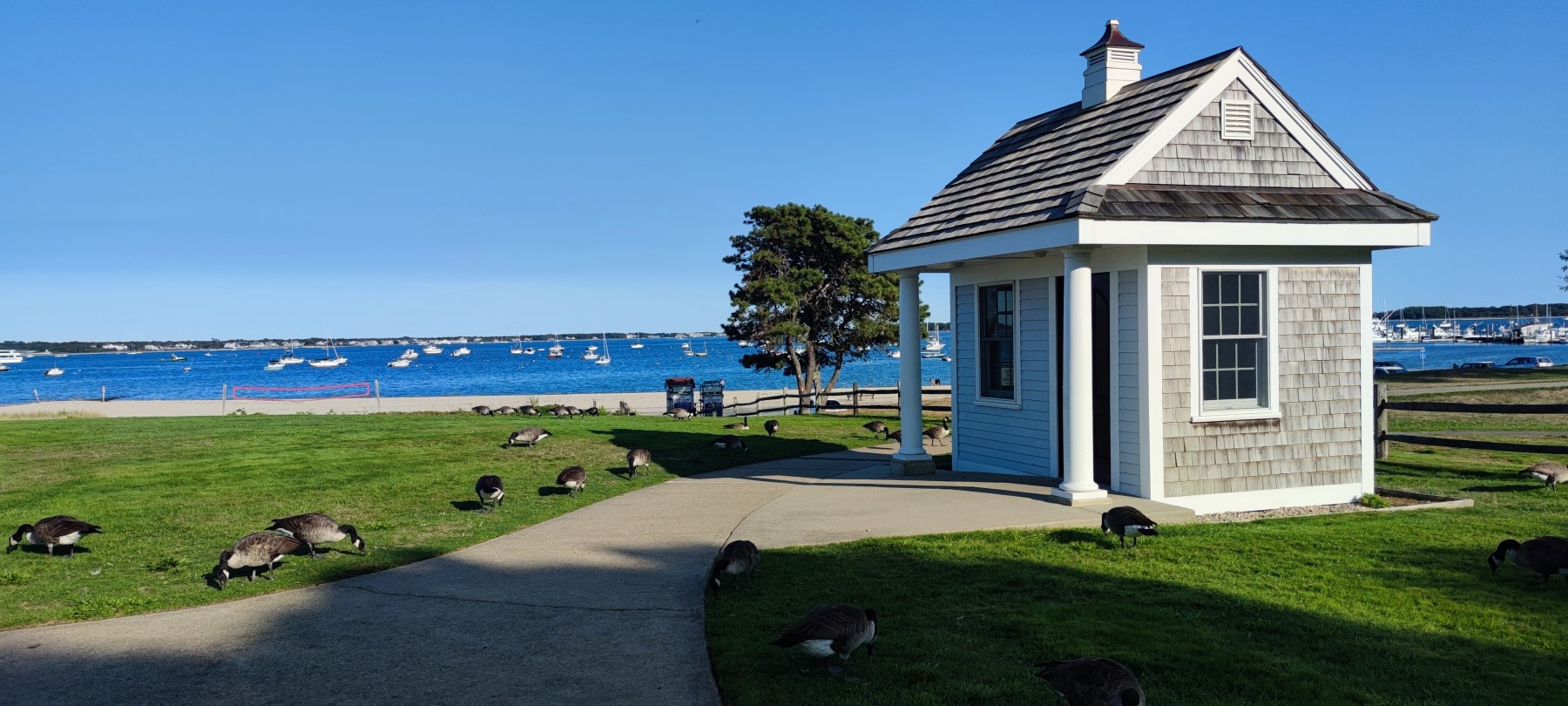 Petit pavillon au bord de l'eau