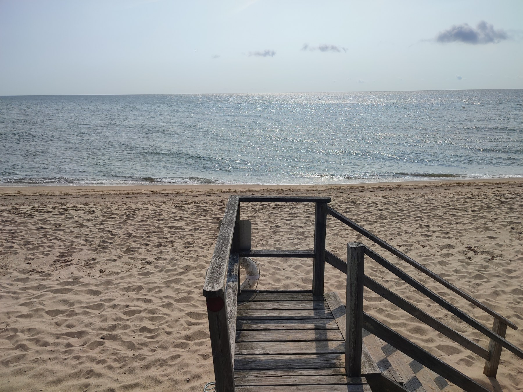 Accès à la plage de Cape Cod