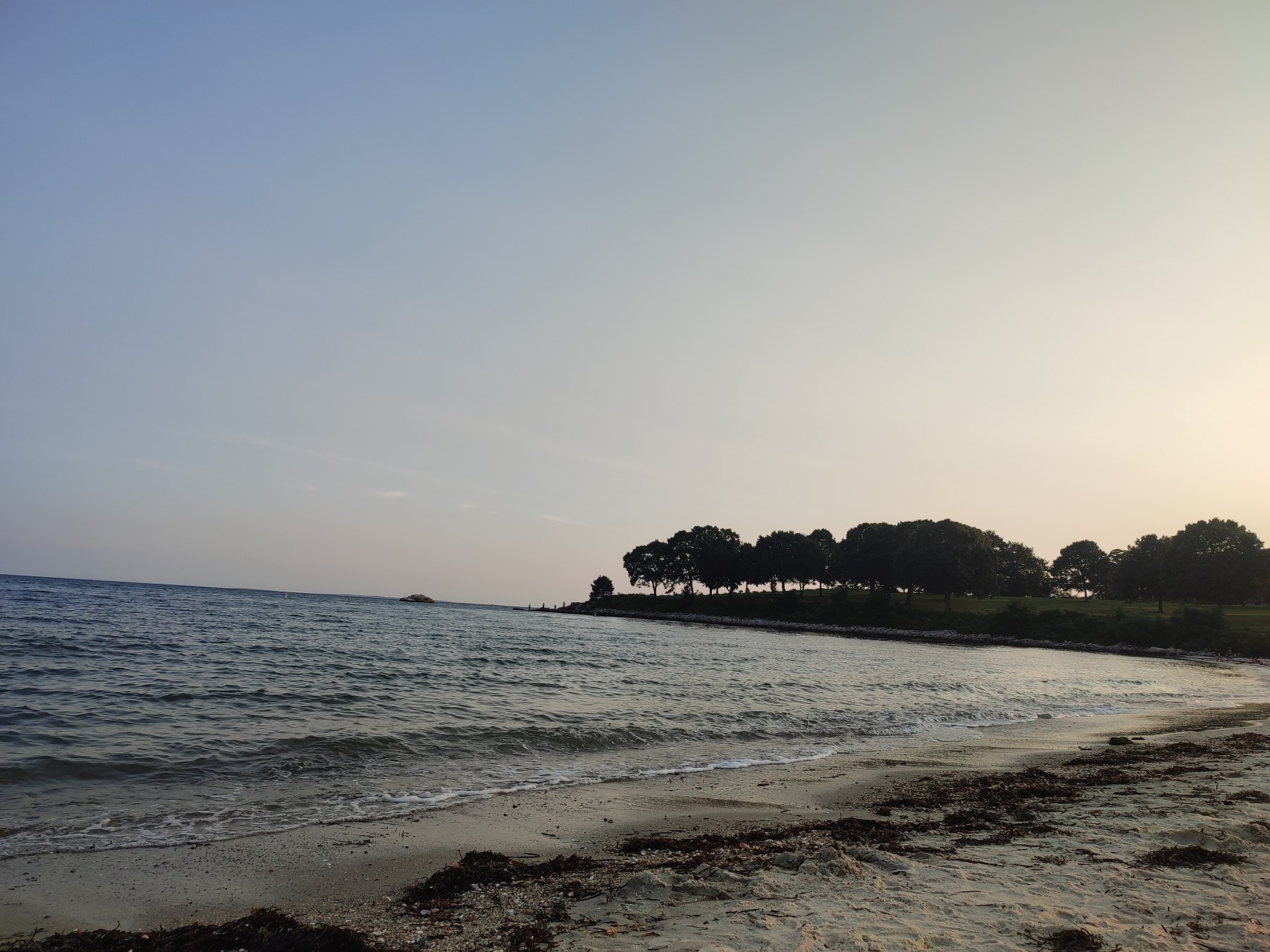 Coucher de soleil sur la baie de Connecticut