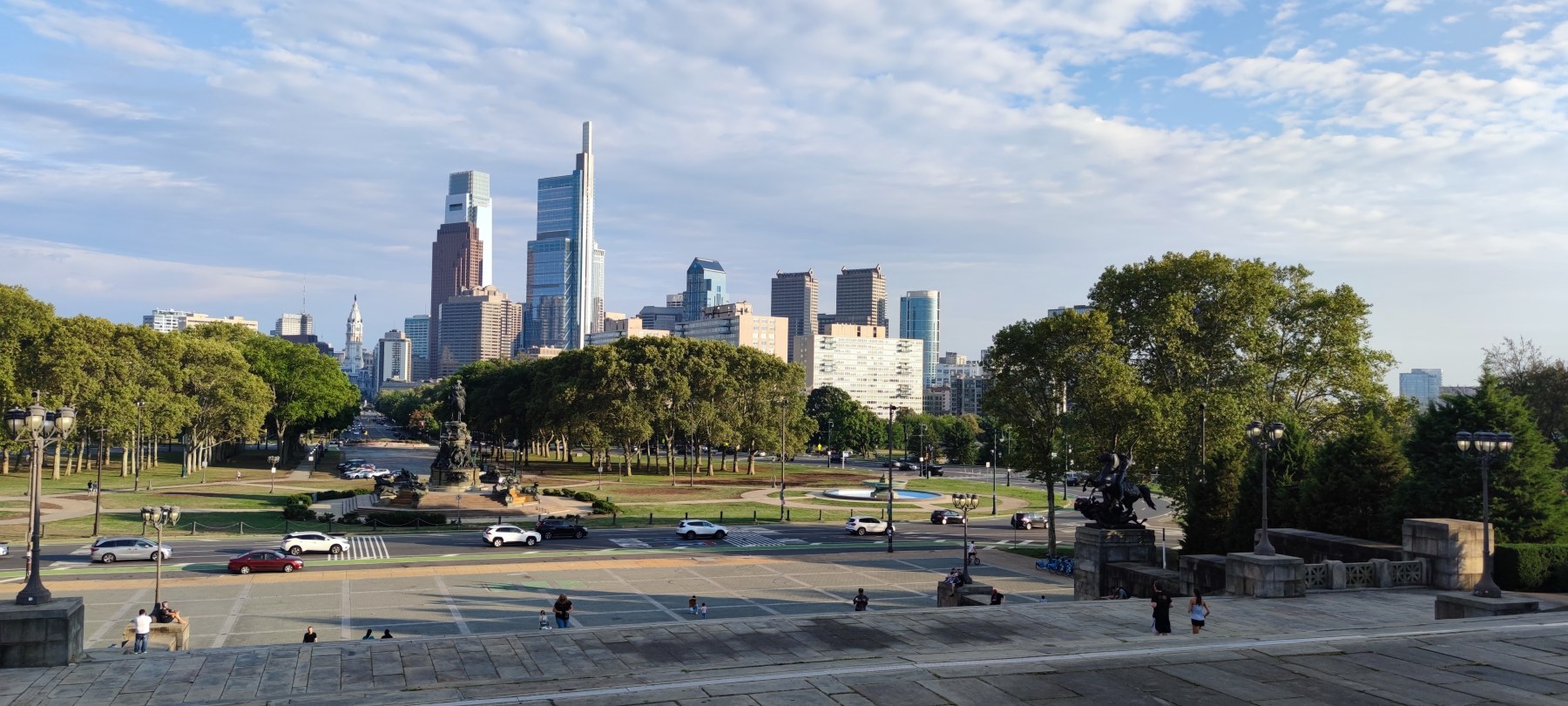 Vue panoramique de Philadelphie