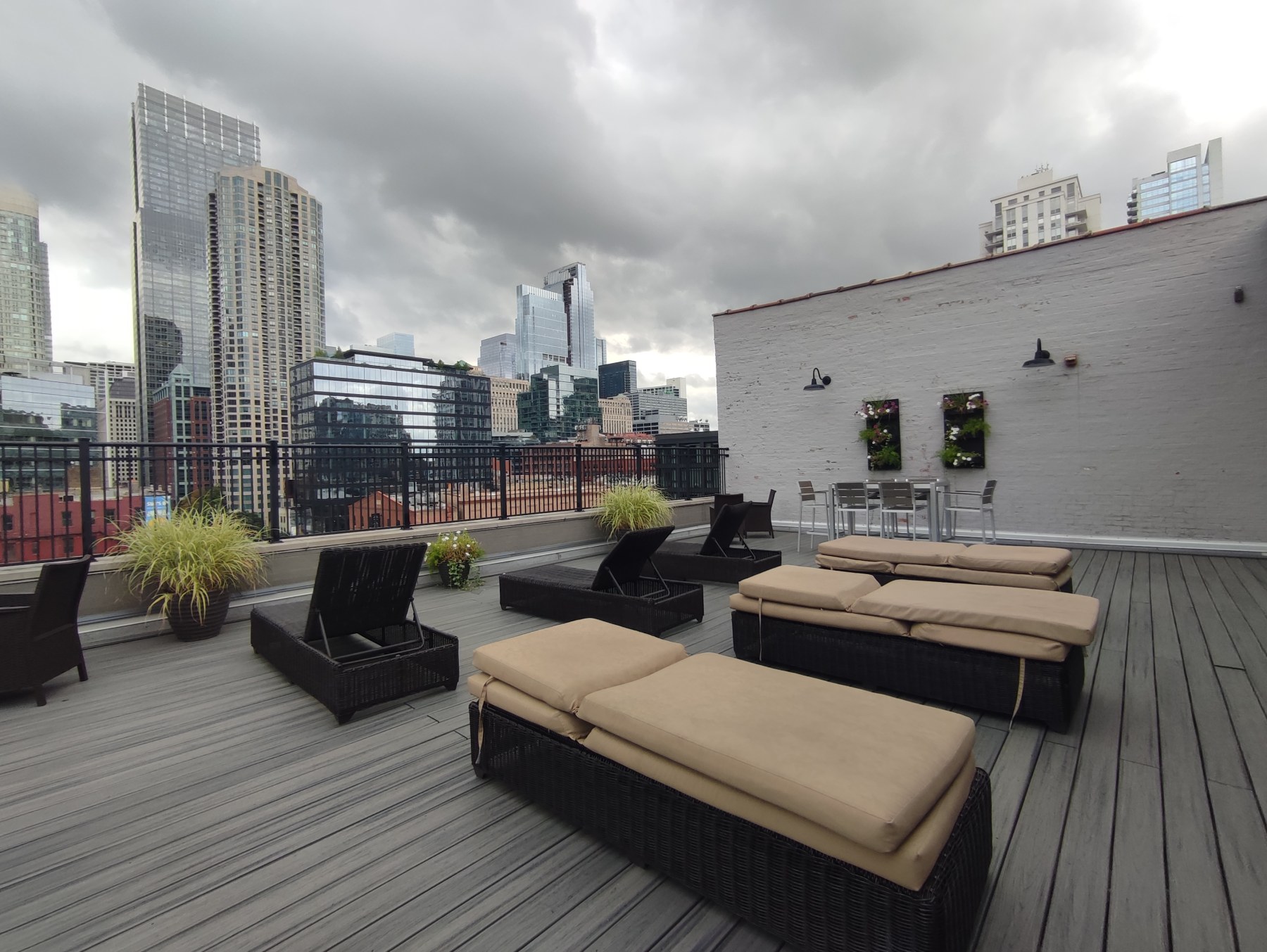 Terrasse urbaine à Chicago