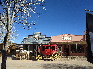 USA - Redouteuse de chevaux à Tombstone, Arizona