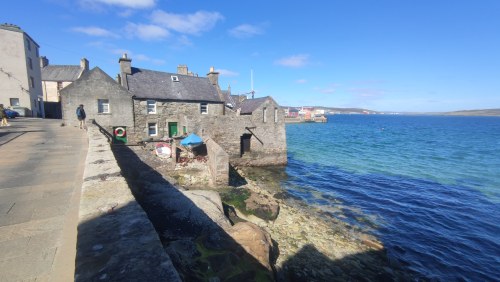 Lerwick, Ecosse - Port et Façade Historique