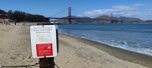 Crissy Field, Golden Gate Bridge en vue Crissy Field, Golden Gate Bridge en vue
