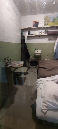 Chambre d'un ancien camp de travail, Californie Chambre d'un ancien camp de travail, Californie