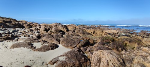 Plage rocheuse de Big Sur, Californie Plage rocheuse de Big Sur, Californie