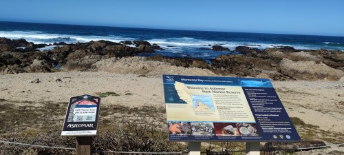 Entrée de la réserve marine d'Asilomar Entrée de la réserve marine d'Asilomar