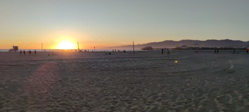 Coucher de soleil à Santa Monica Coucher de soleil à Santa Monica